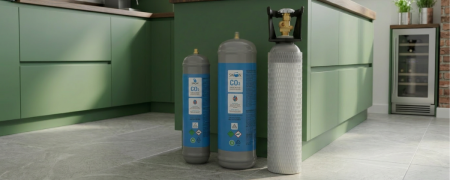 Bombole CO2 E290 usa e getta e ricaricabili gasatori