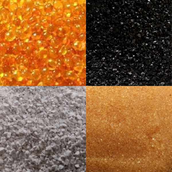 resine carboni granulari