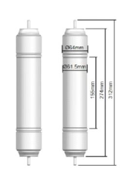filtro in linea membrane cave