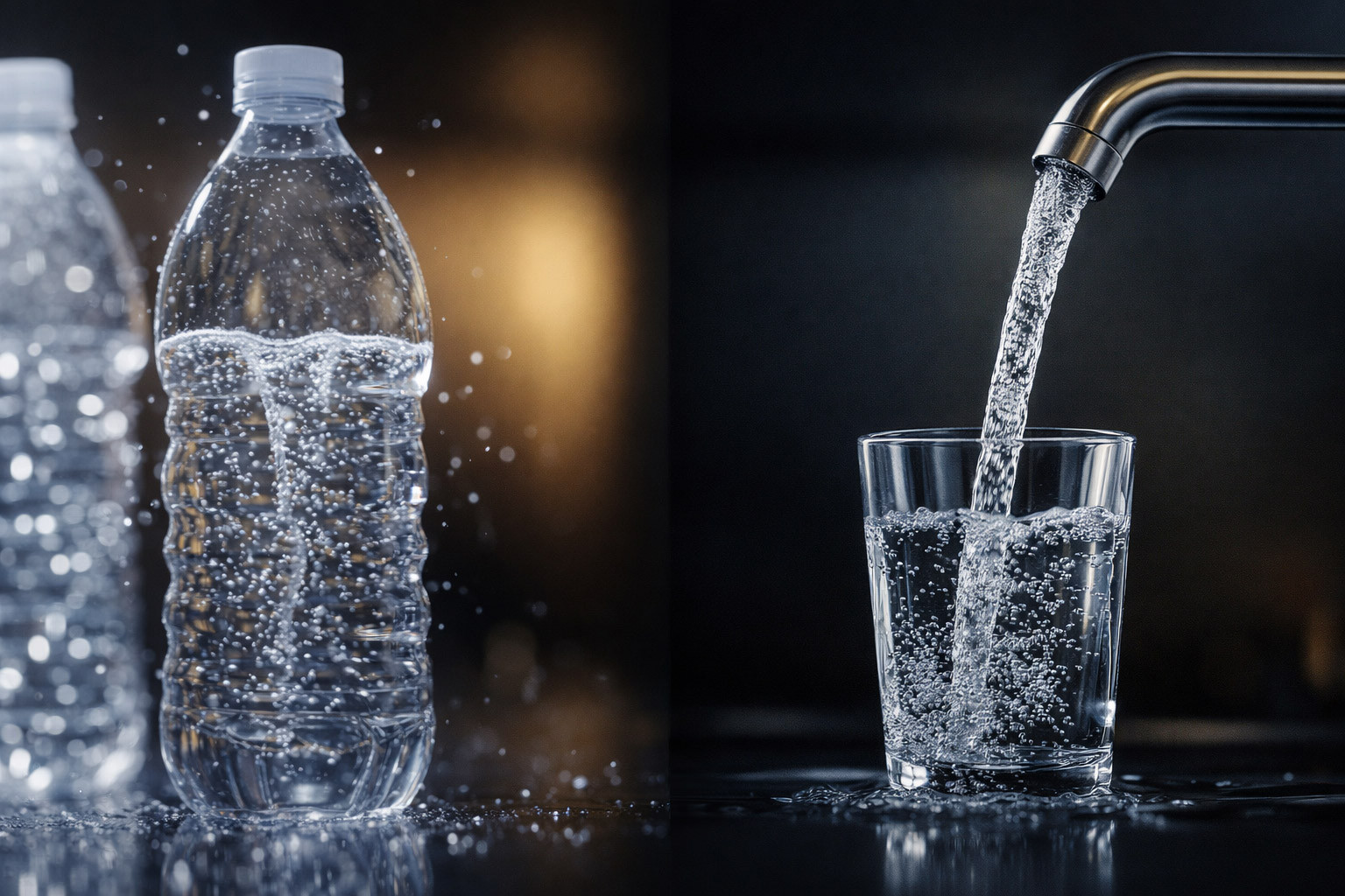 Meglio l’acqua in bottiglia o quella del rubinetto filtrata? Guida a una scelta consapevole