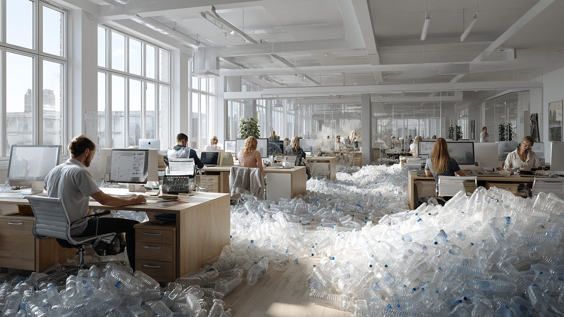 Quanta plastica si può ridurre in azienda con un sistema di filtrazione per l'acqua?
